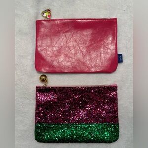 Pink Glitter Makeup Cosmetic Set of 2